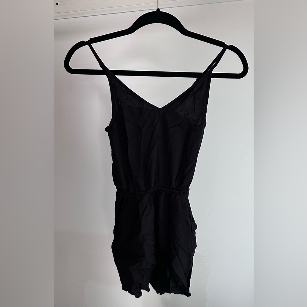 H&M Black Romper Dress in Size 2